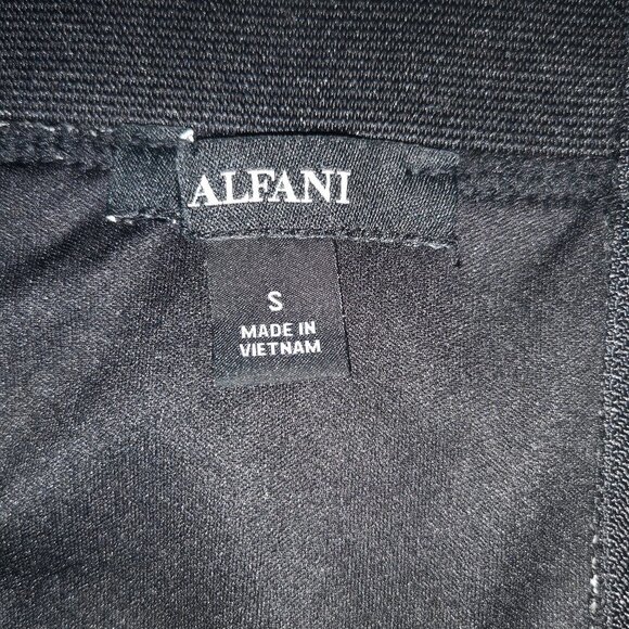 Alfani Ladies Black Dress Skirt with Flower Print - Picture 3 of 5